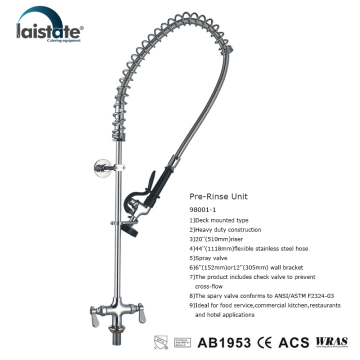 Commercial Kitchen Deck Mounted Pre-Rinse Unit Faucet (98001-1)