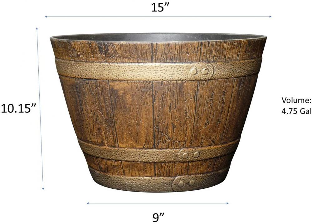 Klassiker Haus und Garten Whisky Barrel