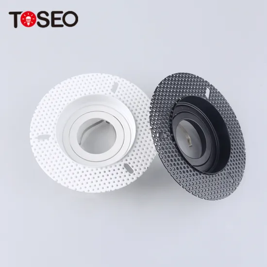 TOSEO Custom Die-Cast Aluminum Recessed LED GU10 Ceiling Lights - Trimless Downlights