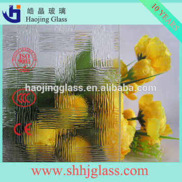 Supply 3mm 3.5mm 4mm bamboo figured glass