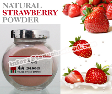 Dried powder strawberry