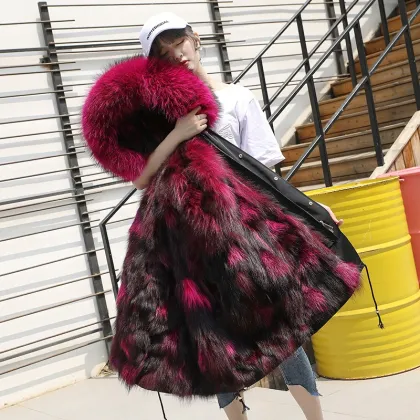 Womens Parka Casual Outwear Autumn Winter Military Hooded Coat Winter Jacket Women Fur Coats Women's Winter Jackets And Coats