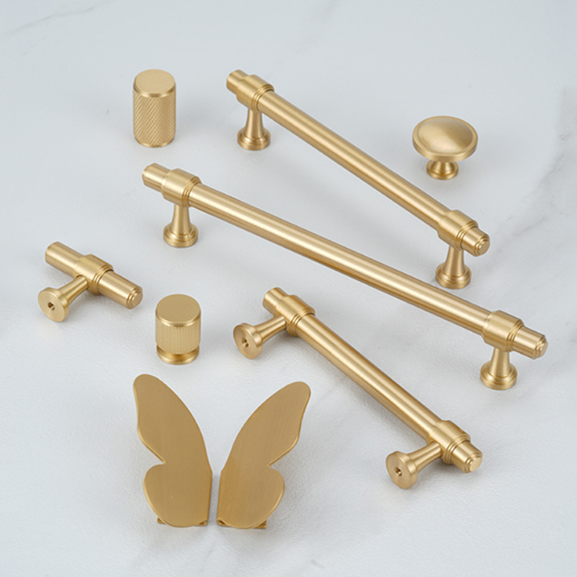 kitchen brass door handles