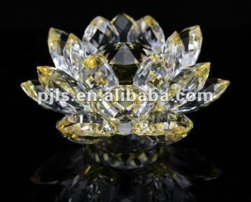 colourful crystal lotus for decoration