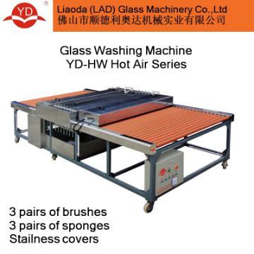 glass machine-Horizontal Small Glass cleaning machine