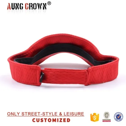 pretty sun visor hat/cotton sun visor hat/blank sun visor hat