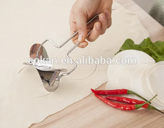 Stainless Steel Dough Press Dumpling Maker Mould Ravioli Pastry Tools Circle Dumpling Wraper Making Cutter Machine