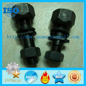 High tensile Hexagon head Flange Blue zinc plated Bolts