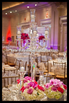 Nice wedding crystal candelabra for table decoration