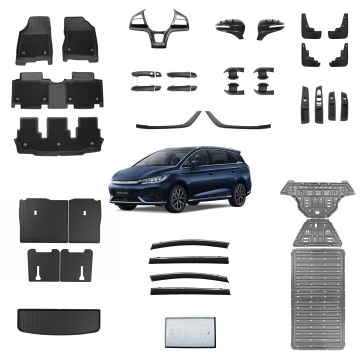 M6 RHD Rear Trunk Mat - Odorless TPE Back Seat Mat for BYD Emax7