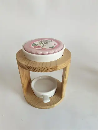 Wooden Holder Aromatherapy Diffuser With Essential Oil