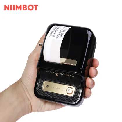 NiiMbot Portable Commercial Thermal Mini Label Sticker Printer Wireless Barcode Printers B21 Without Ink Ribbon For Retail