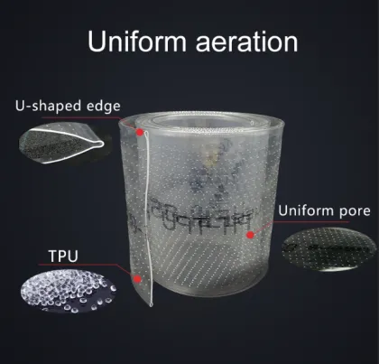 Custom Flexible PU/TPU Microporous Aeration Membrane Hose Pond Aerators