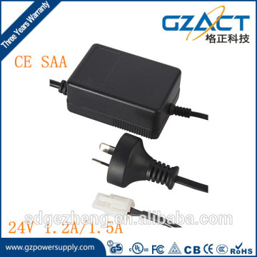 SAA CE UL approved 24v 1.5a transformer for ro water pump