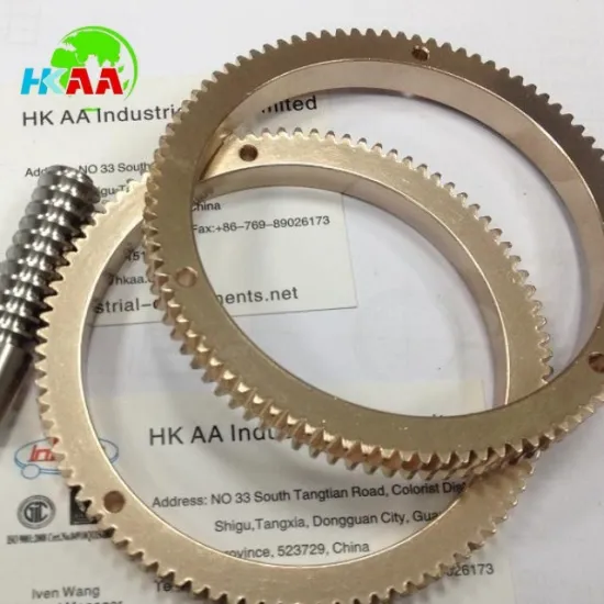 Custom precision steering ring gear, brass ring gear made in China