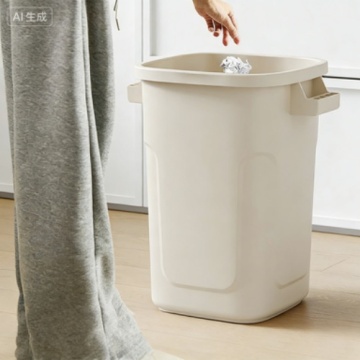 Large Capacity Industrial Style Trash Can for Kitchen Living Room