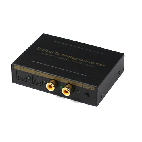 Digital to Analog Audio Converter and Switch
