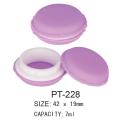 Plastic Cosmetic Empty Round Pot