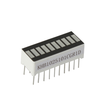 Single Color Red 10-Segment Common Cathode LED Bar Graph Display