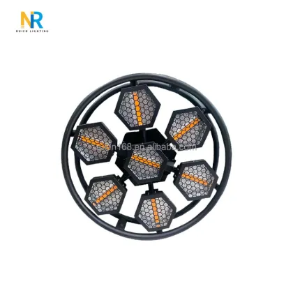Stage 7pcs LED RGB Pixel Vintage Light with Control Flash Function