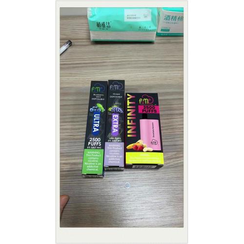 Kit de vaina de humo de vape desechable de 1500 hojaldres