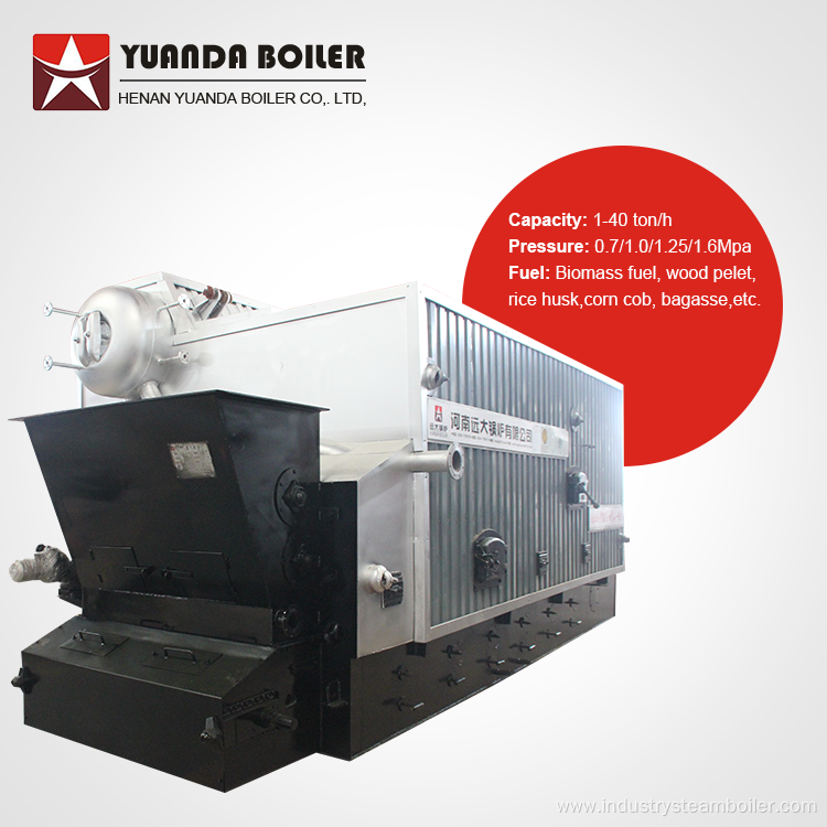 Rice Husk Fuel Fired 8 ton Steam Boiler