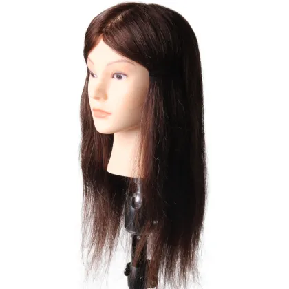 Hair salon training head 100% human hair for training