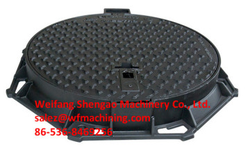 DI Sand Casting Manhole Cover Frame with Machining