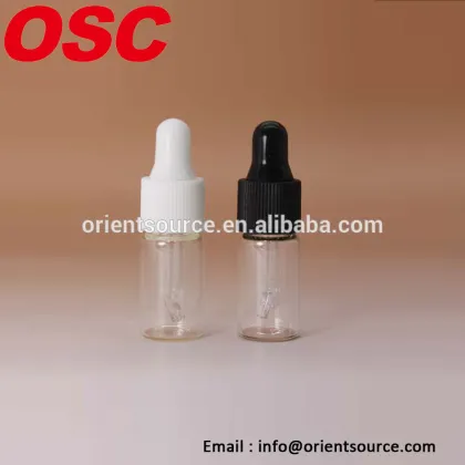 Neil polish highly praised glass dropper vial for beauty with printing