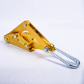 Insulated come along clamp conductor wire grip