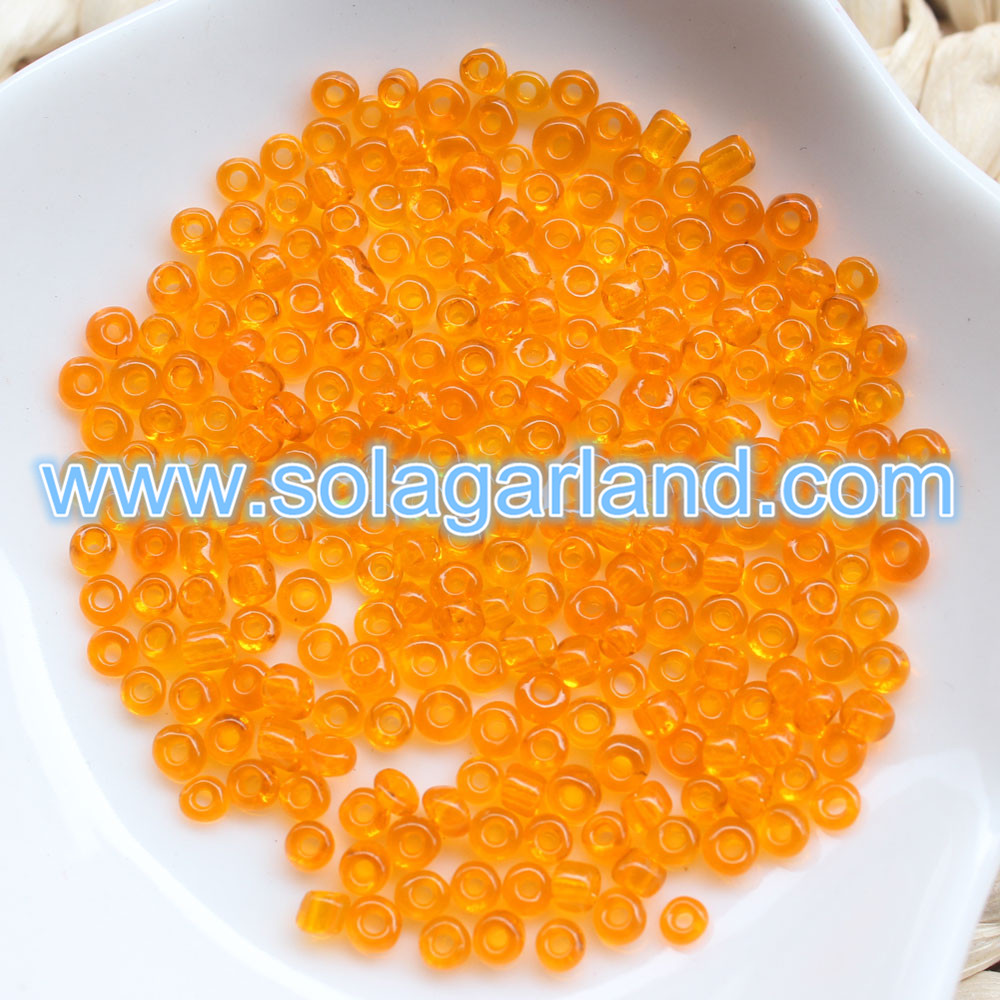 Clear Round Glass Beads