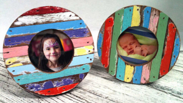 Gorgeous Hand Painting Wood Photo Kid's Frames
