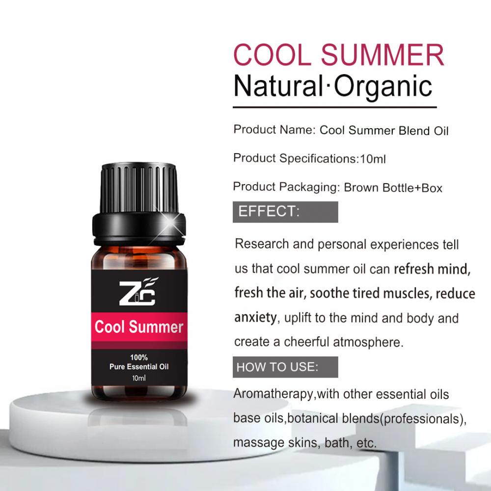 Cool Summer Essential Oil Relaxing Body Massage Refreshing