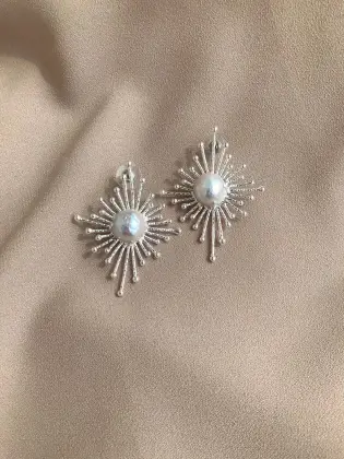 Baroque Pearl Unique Earrings Polaris Design Earrings