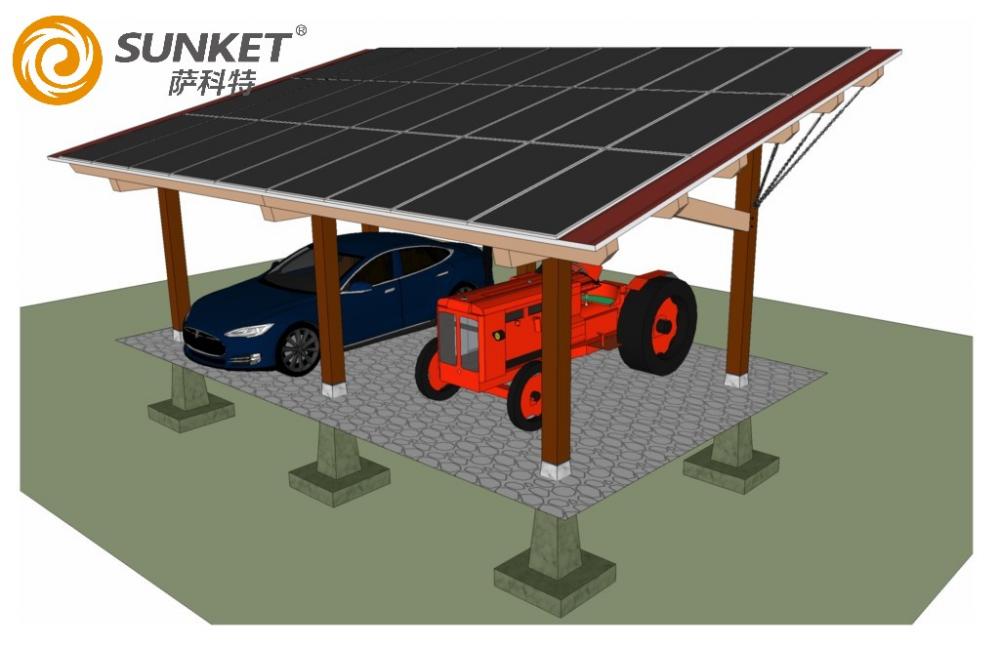 Precio de fábrica del sistema de cochera solar