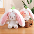 Strawberry Rabbit Throw Pillow doll dual purpose