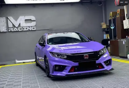 Glossy Purple Car Wrapping1.52*18M