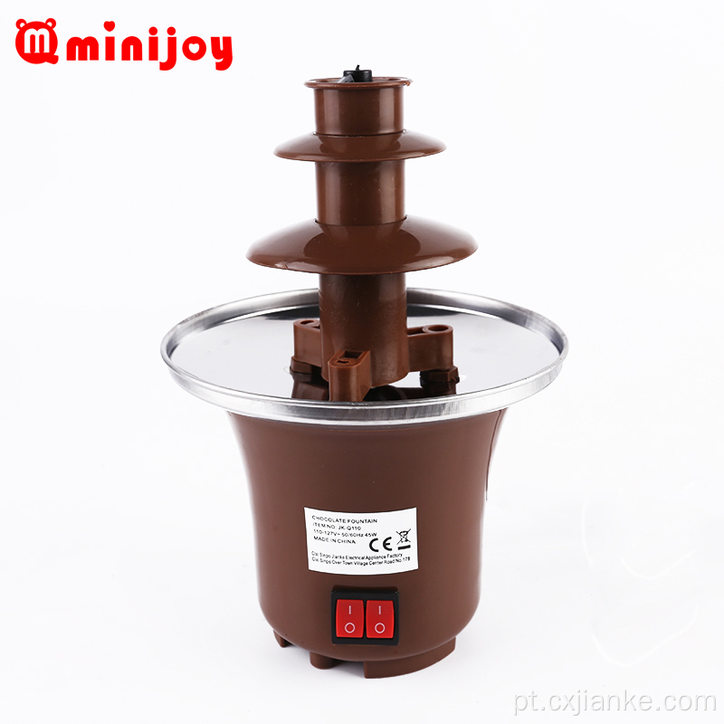 Mini -Fonte de Fondue Mini Electric Hot Chocolate Pote