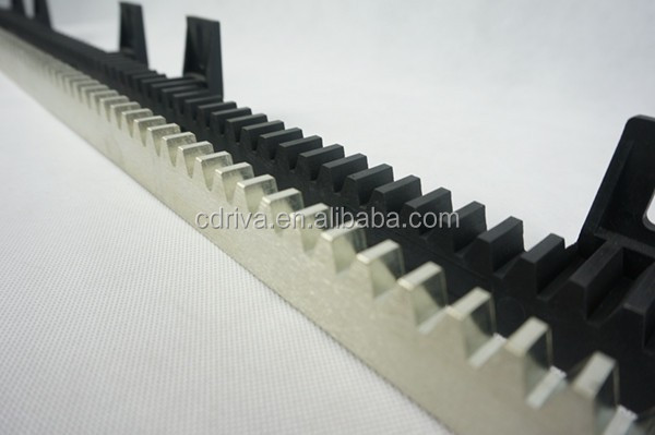 Black Oxide Steel Transmission: Helical Tooth Gear Rack and Pinion System for CNC Machine Linear Motion