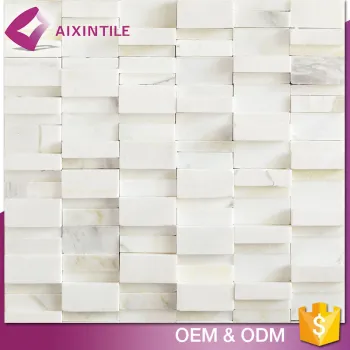 Shower Room Design Decoration Glass Mosaic Semi-Precious Stone