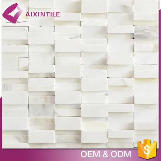 Shower Room Design Decoration Glass Mosaic Semi-Precious Stone