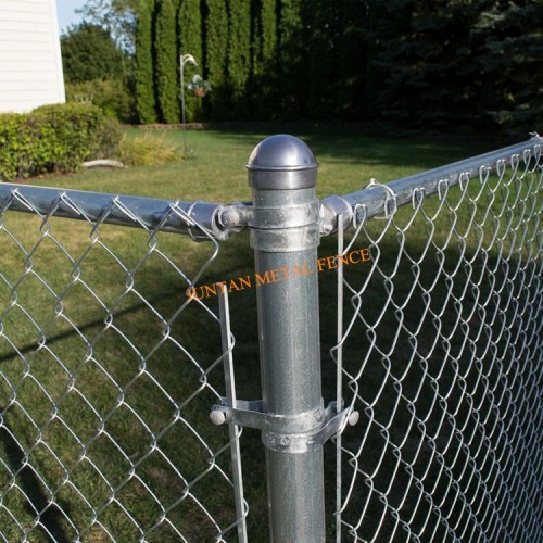 Galvanized Chainlink Fence with Knuckle End Edge