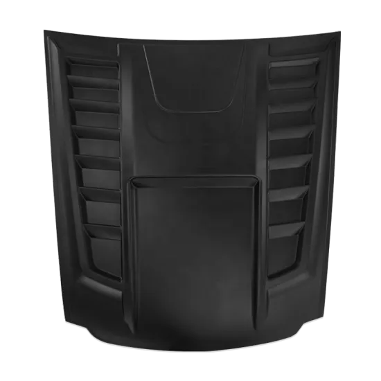 YCSUNZ Matte Black Front Bonnet Scoop Cover for Toyota Hilux 2022-2023