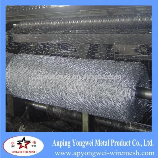 YW-Durable Galvanized/PVC Weaving Hexagonal Wire Netting