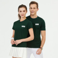 T-shirt a manica corta a collo rotondo logo personalizzato