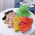 Women Frog Cotton Bucket Hat