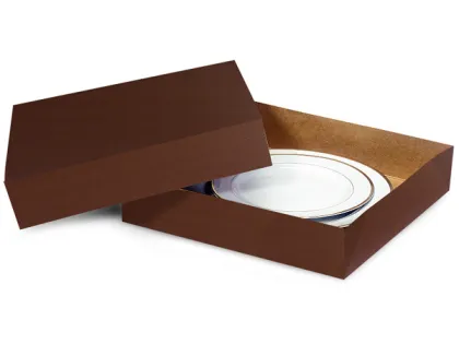 Wholesale custom paper  dinner plate gift box