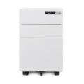 3 Drawer Metal Storage File Cabinet with Wheels