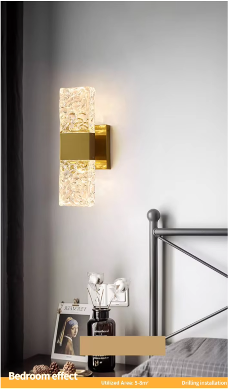 Modern Luxury Crystal LED Wall Lamp