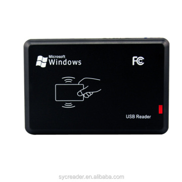 高品質の125kHz RFIDリーダー：ホテルカードおよびIDアクセス制御用のマイクロUSB EM4200カードリーダー